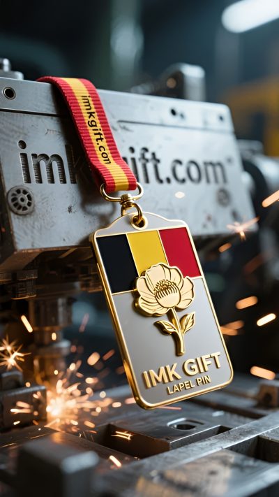 in986-Black-yellow-red-tricolor-flag-and-poppy-a-medal-of-courage-that-you-carry-with-you